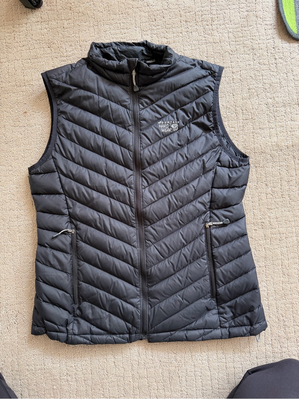 Mountain Hardwear Women's Black Quilted Packable Vest